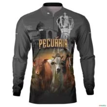 Camisa Agro BRK Nossa Senhora Pecuária com UV50 + -  Gênero: Masculino Tamanho: G