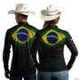 Kit Casal Camisas Agro Brk Brasil com Uv50