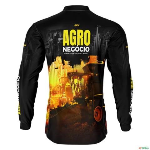 Camisa Agro BRK Agro Raíz Haras com UV50 + -  Gênero: Masculino Tamanho: G