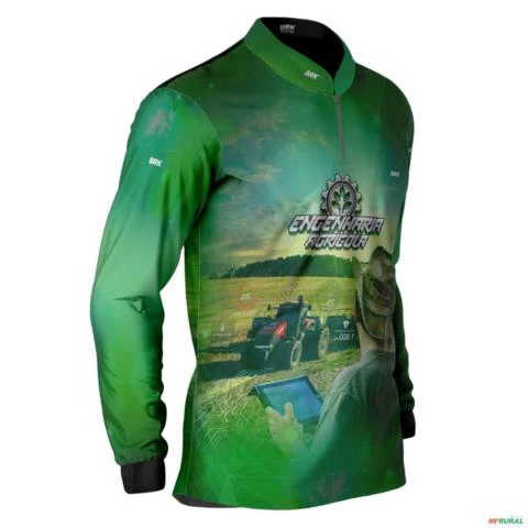 Camisa Agro BRK Engenharia Agrícola com UV50 + -  Gênero: Masculino Tamanho: P