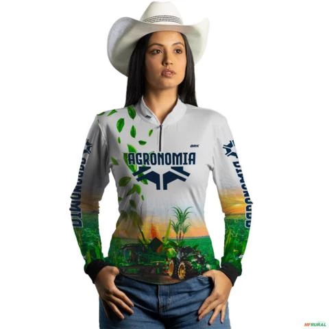Camisa Agro Brk Agronomia Branca com Uv50 -  Gênero: Masculino Tamanho: M