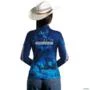 Camisa Agro BRK Azul Agronomia com UV50 + -  Gênero: Feminino Tamanho: Baby Look P