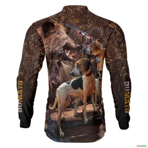 Camisa de Caça BRK Dumato Foxhound Camo Real Tree 2.0 com UV50 + -  Gênero: Masculino Tamanho: G
