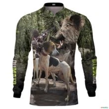 Camisa de Caça BRK Dumato Javali Foxhound Real Tree com UV50 + -  Gênero: Masculino Tamanho: PP