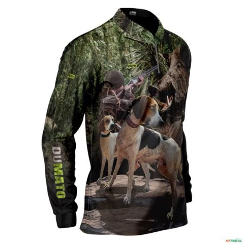 Camisa de Caça BRK Dumato Javali Foxhound Real Tree com UV50 + -  Gênero: Masculino Tamanho: P