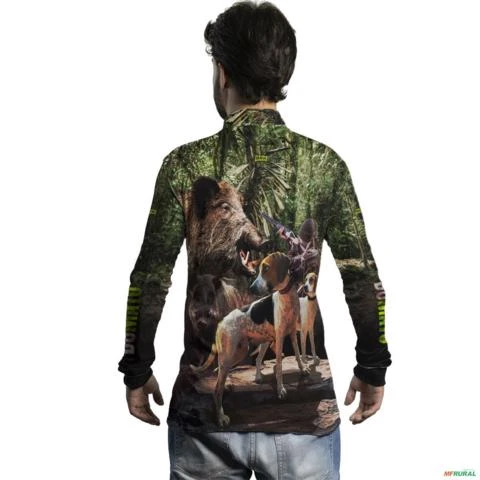 Camisa de Caça BRK Dumato Javali Foxhound Real Tree com UV50 + -  Gênero: Masculino Tamanho: GG