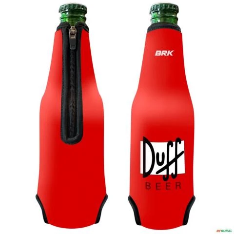 Porta Long Neck Brk Neoprene Beer Vermelho 330ml