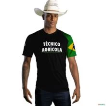 Camiseta de Profissão Brk Técnico Agrícola com Uv50 -  Gênero: Masculino Tamanho: PP