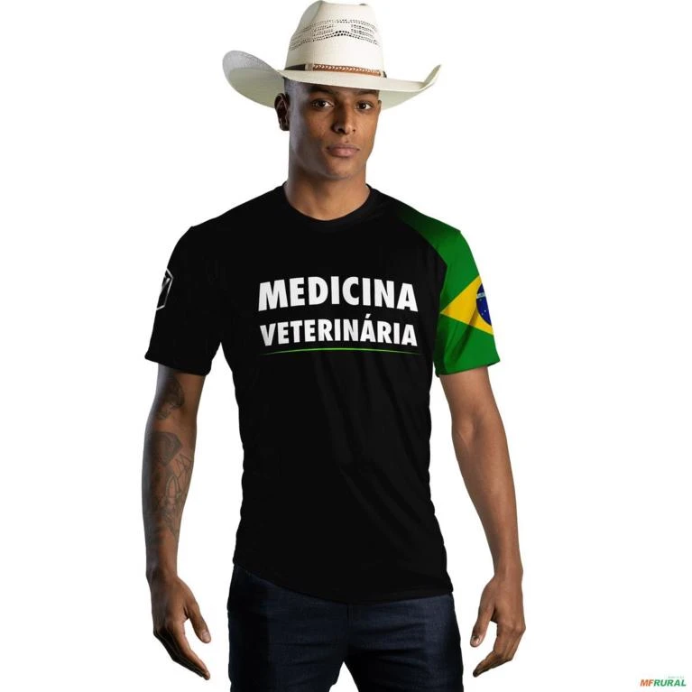 Camiseta de Profissão Brk Medicina Veterinária com Uv50 -  Gênero: Masculino Tamanho: G