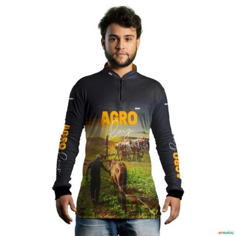Camisa Agro BRK Agro Raíz Haras com UV50 + -  Gênero: Masculino Tamanho: GG