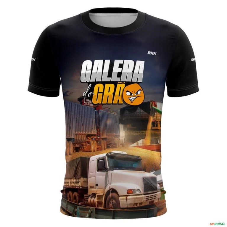 Camiseta de Caminhão BRK Colheita com UV50 + -  Gênero: Masculino Tamanho: M