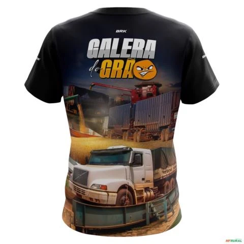 Camiseta de Caminhão BRK Colheita com UV50 + -  Gênero: Masculino Tamanho: M