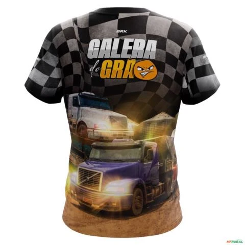 Camiseta de Caminhão BRK Graneleiro com UV50 + -  Gênero: Masculino Tamanho: GG