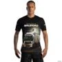 Camiseta de  Caminhão BRK Caminhoneiro Bauzeiro com UV50 + -  Gênero: Masculino Tamanho: PP