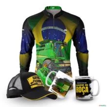 Kit Colheitadeira Brk Camisa + Caneca e Boné