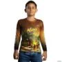 Camisa Agro BRK Cultivo de Cacau com UV50 + -  Gênero: Infantil Tamanho: Infantil P