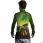 Camisa Agro BRK Trator Agrícola Verde com UV50 + -  Gênero: Masculino Tamanho: M