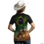 Camiseta Agro BRK Feminina O Agro é Top com UV50 + Envio Imediato -  Gênero: Feminino Tamanho: Baby Look XG
