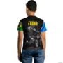 Camiseta Agro BRK Mato Grosso do Sul é Agro com UV50 + -  Gênero: Infantil Tamanho: Infantil GG