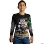 Camisa Agro BRK Força do Agro Produtor de Leite com UV50 + -  Gênero: Infantil Tamanho: Infantil G