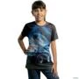 Camiseta Agro Brk O Agro Não Para Azul Proteção Solar UV50+ -  Gênero: Infantil Tamanho: Infantil XXG