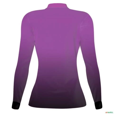 Camisa Casual BRK Unissex Basic Roxa com UV50 + -  Gênero: Feminino Tamanho: Baby Look PP