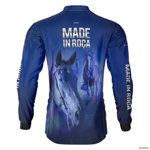 Camisa Country BRK Made in Roça Cavalo com UV50 + -  Gênero: Masculino Tamanho: M