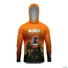 Camisa com Capuz Agro BRK Agro A Força da Terra com UV50 + -  Gênero: Masculino Tamanho: XXG