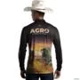 Camisa Agro BRK Plantação de Arroz com UV50 + -  Gênero: Masculino Tamanho: PP