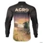 Camisa Agro BRK Plantação de Arroz com UV50 + -  Gênero: Feminino Tamanho: Baby Look GG