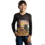 Camisa Agro BRK Plantação de Arroz com UV50 + -  Gênero: Infantil Tamanho: Infantil M