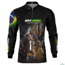 Camisa Agro BRK Agro Move o Brasil Cavalo com UV50 + -  Gênero: Feminino Tamanho: Baby Look PP