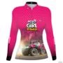 Camisa Agro BRK Feminina Agro Girl Power com UV50+ -  Gênero: Feminino Tamanho: Baby Look G