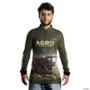 Camisa Agro BRK Plantação de Tabaco Força da Terra com UV50 + -  Gênero: Masculino Tamanho: PP