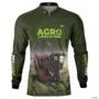 Camisa Agro BRK Plantação de Tabaco Força da Terra com UV50 + -  Gênero: Masculino Tamanho: XXG