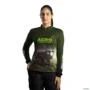 Camisa Agro BRK Plantação de Tabaco Força da Terra com UV50 + -  Gênero: Feminino Tamanho: Baby Look M