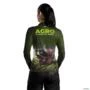 Camisa Agro BRK Plantação de Tabaco Força da Terra com UV50 + -  Gênero: Feminino Tamanho: Baby Look XG