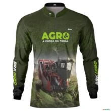 Camisa Agro BRK Plantação de Tabaco Força da Terra com UV50 + -  Gênero: Feminino Tamanho: Baby Look XXG