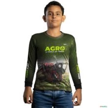 Camisa Agro BRK Plantação de Tabaco Força da Terra com UV50 + -  Gênero: Infantil Tamanho: Infantil M