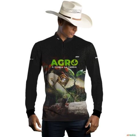 Camisa Agro BRK Manejo Florestal com UV50 + -  Gênero: Masculino Tamanho: PP