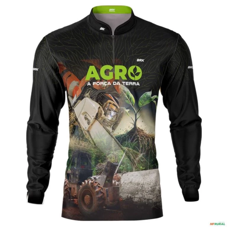 Camisa Agro BRK Manejo Florestal com UV50 + -  Gênero: Masculino Tamanho: M