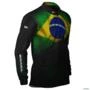 Camisa Agro BRK Bandeira Brasil com UV50 + -  Gênero: Masculino Tamanho: GG