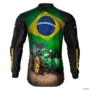 Camisa Agro BRK Trator Verde Brasil com UV50 + -  Gênero: Feminino Tamanho: Baby Look P