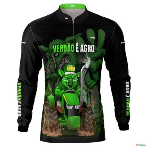 Camisa de Futebol BRK Verdão é Agro com UV50 + -  Gênero: Masculino Tamanho: P
