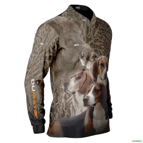 Camisa de Caça BRK DuMato 2.0 FoxHound Americano com UV50 + -  Gênero: Masculino Tamanho: XXG
