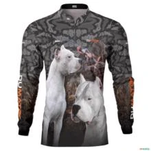 Camisa de Caça BRK DuMato Dogo Argentino com UV50 + -  Gênero: Masculino Tamanho: G