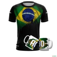 Kit BRK Camiseta Agro Brasil+ Caneca