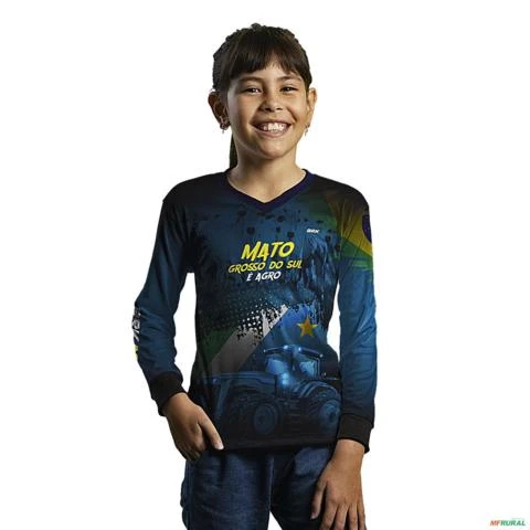 Camisa Agro BRK Agro é Mato Grosso do Sul com UV50 + -  Gênero: Masculino Tamanho: M