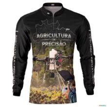 Camisa BRK Drone é Agro Agricultura de Precisão 02 com Uv50 - Tamanho:G