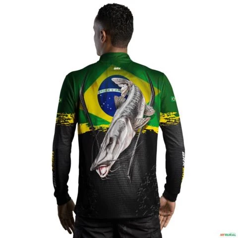 Camisa Agro BRK Pintado Brasil com UV50 + -  Gênero: Masculino Tamanho: P